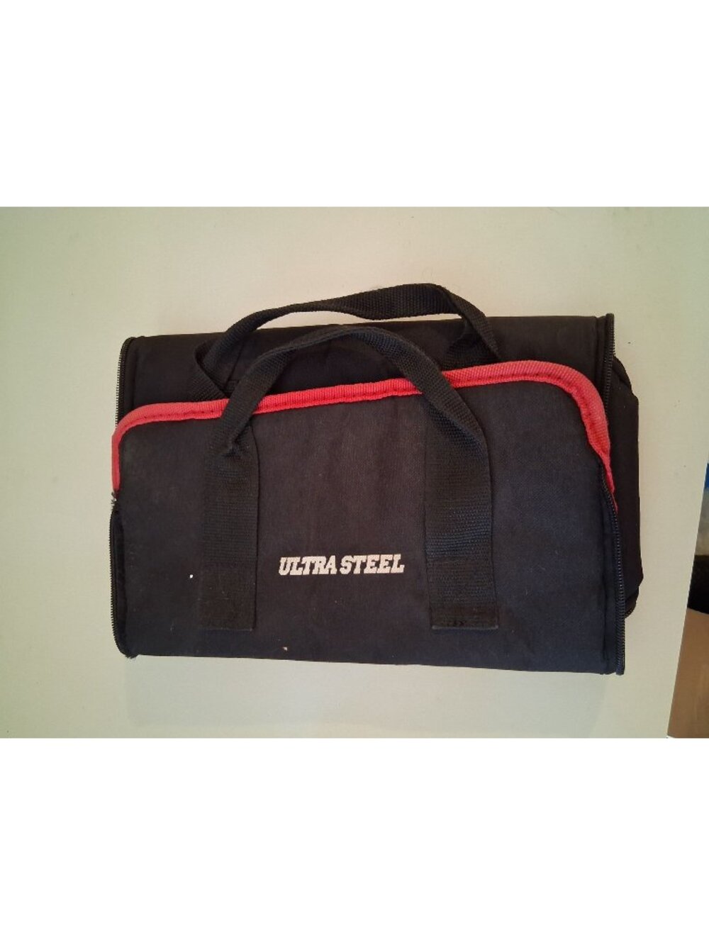 Ultra Steel Tool Bag Fold Flat Canvas Black